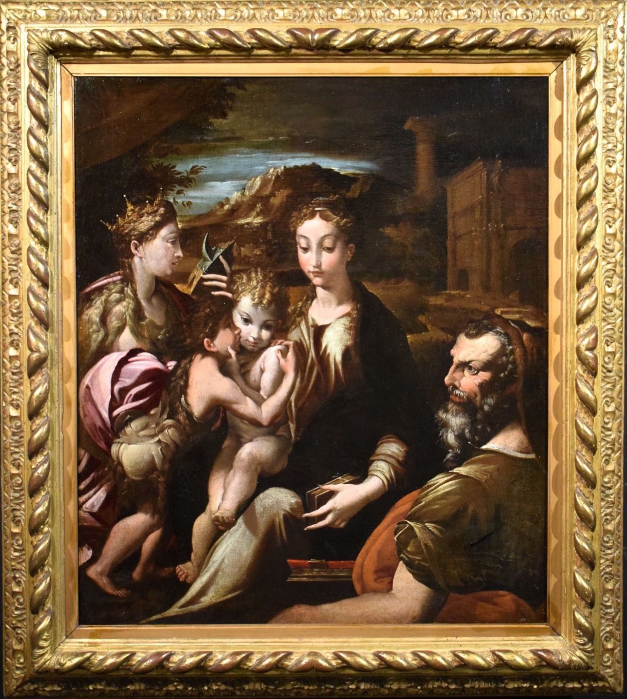 Madonna col Bambino, Santa Caterina , S. Giovannino e S. Zaccaria